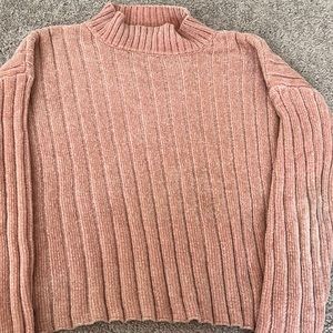 Soft Pink Ribbed Turtleneck Sweater Art Class Girls’ L (10/12)